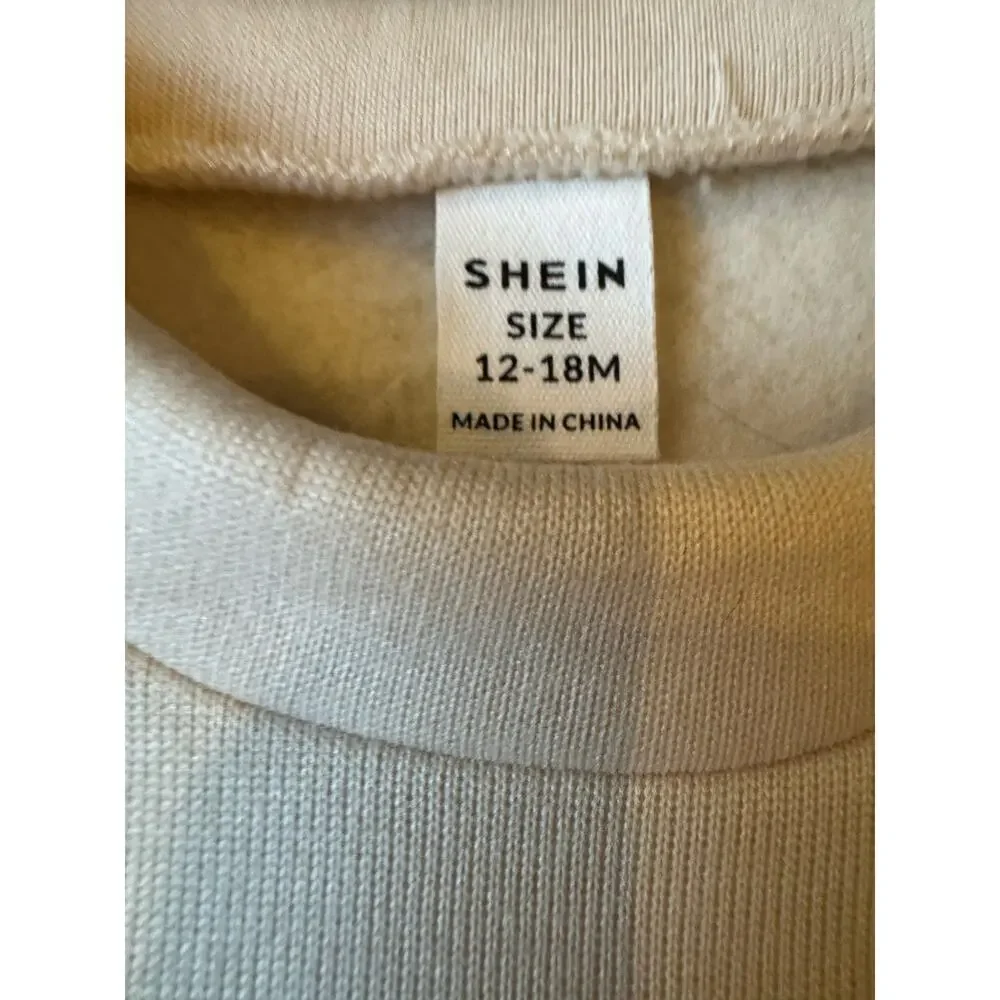 Shein Fall Graphic Pullover Sweater Infant Size 12-18M NWT